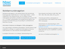 Tablet Screenshot of hbsc.dk