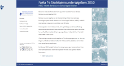 Desktop Screenshot of fakta.hbsc.dk